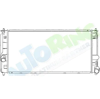 Chladič motoru Chladič vody TOYOTA Celica (T23) 08.99-03.06 LP.0000.1626.43-162643 - DOPRAVA ZDARMA