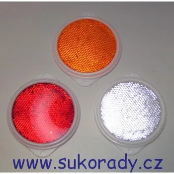 Přívěs Odrazka červená kulatá pr. 85 mm (823-731024)