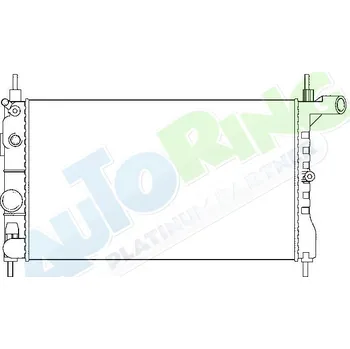 Chladič motoru Chladič vody OPEL Kadett E 08.84-07.91 LP.0000.1617.95-161795 - DOPRAVA ZDARMA