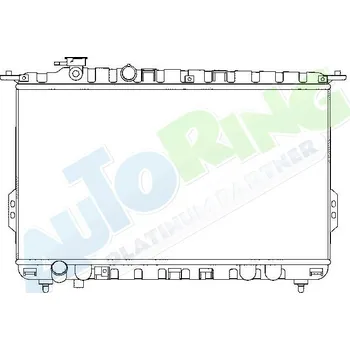 Chladič motoru Chladič vody KIA Magentis (GD) 2001-08.05 LP.0000.1641.67-164946 - DOPRAVA ZDARMA