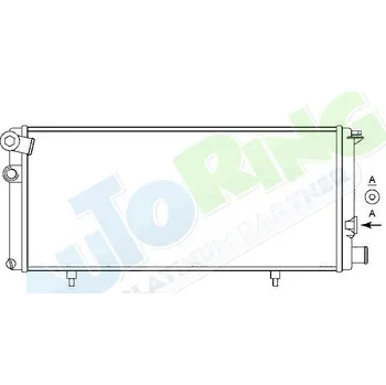 Chladič motoru Chladič vody PEUGEOT 205 (741) 1983-1998 LP.0000.1623.11-162311 - DOPRAVA ZDARMA