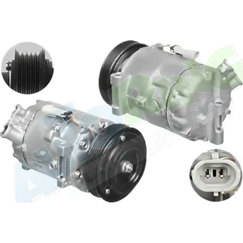 Kompresor klimatizace Kompresor klimatizace OPEL Vectra B 1999-03.03 LP.0000.2450.59-245059 - DOPRAVA ZDARMA