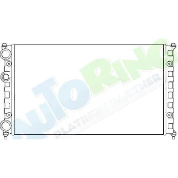 Chladič motoru Chladič vody SEAT Ibiza, Cordoba i Vario (6K) 04.93-09.99 LP.0000.1733.73-173373 - DOPRAVA ZDARMA