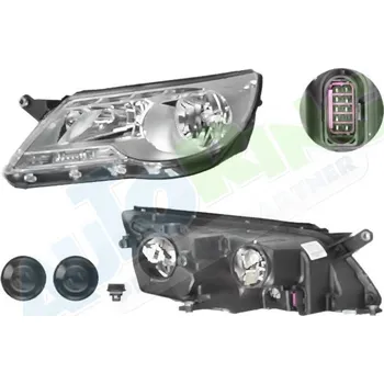 Přední světlomet Hlavní světlomet VOLKSWAGEN Tiguan (5N) 08.07-03.11 LA.0000.8739.32-57067 - DOPRAVA ZDARMA