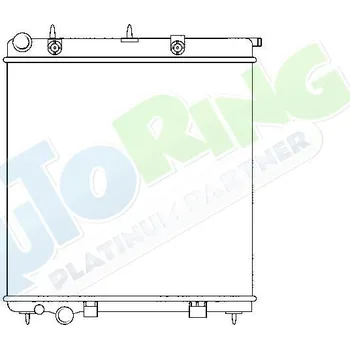 Chladič motoru Chladič vody CITROEN C3 (FC) 2002-06.05 LP.0000.1668.16-166816 - DOPRAVA ZDARMA