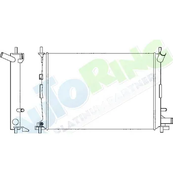 Chladič motoru Chladič vody MAZDA 121 (JASM, JBSM) 2000-2003 LP.0000.1739.63-184973 - DOPRAVA ZDARMA