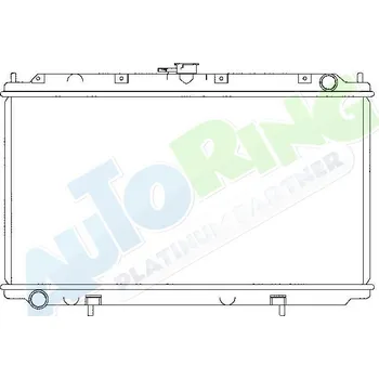Chladič motoru Chladič vody NISSAN Primera (P11) 09.99-03.02 LP.0000.1647.89-185776 - DOPRAVA ZDARMA