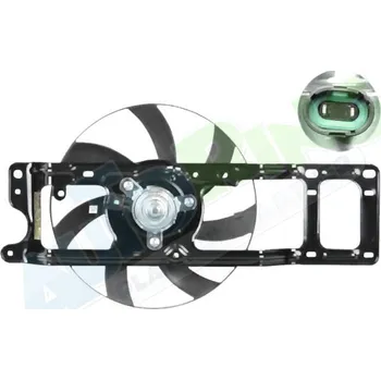 Ventilátor topení a klimatizace Ventilátor s krytem / úchytem - sahara DACIA Logan (SD) 2004-2009 LP.0000.2519.31-256060 - DOPRAVA ZDARMA