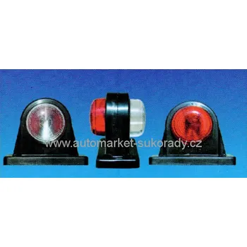 Příslušenství osvětlení automobilu Světlo poziční JK-1.3 č/b (Světlo poziční obrysové červeno bílé, tykadlo)