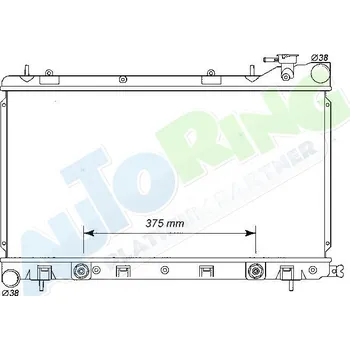Chladič motoru Chladič vody SUBARU Forester (SG) 09.02-06.05 LP.0000.1652.09-165209 - DOPRAVA ZDARMA