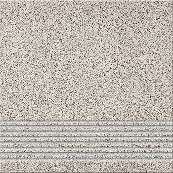 Dlažba Milton Grey Steptread - schodovka 29,7x29,7 šedá OP069-012-1