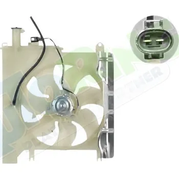 Ventilátor topení a klimatizace Ventilátor s krytem / úchytem - sahara CITROEN C1 (PM,PN) 08.05-04.12 LP.0000.2513.02-251302 - DOPRAVA ZDARMA