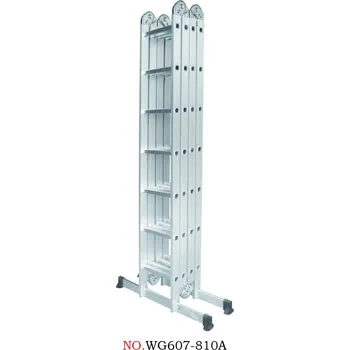 Železářství Hliníkové štafle WG607-810A 4x7-8,1m multifunkční