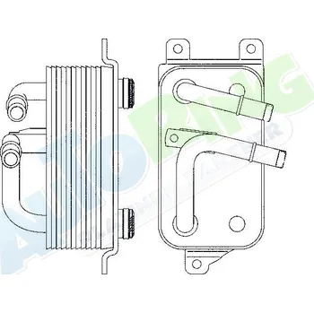 Chladič motoru Chladič oleje BMW 7 (E65,E66) 2005-11.08 LP.0000.2191.65-223356 - DOPRAVA ZDARMA