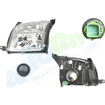 Přední světlomet Hlavní světlomet FORD Fusion (JUS) 2002-08.05 LA.0000.8511.70-54595 - DOPRAVA ZDARMA