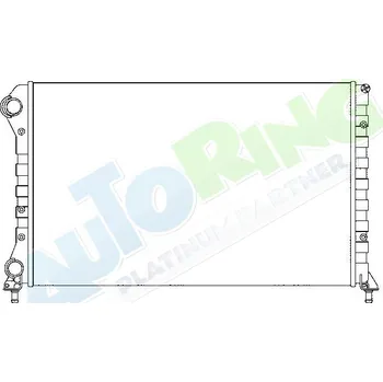 Chladič motoru Chladič vody FIAT Doblo (119,233) 2001-2006 LP.0000.1640.38-164038 - DOPRAVA ZDARMA