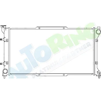 Chladič motoru Chladič vody SUBARU Legacy (BD,BG) 08.94-02.99 LP.0000.1790.19-179019 - DOPRAVA ZDARMA
