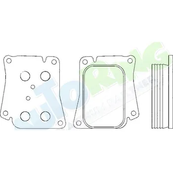 Chladič motoru Chladič oleje MERCEDES C Class (W204) 02.07-02.11 LP.0000.2192.44-220246 - DOPRAVA ZDARMA