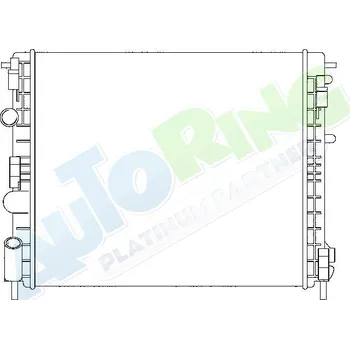 Chladič motoru Chladič vody NISSAN Kubistar (X76) od 07.2003 LP.0000.1625.64-172739 - DOPRAVA ZDARMA