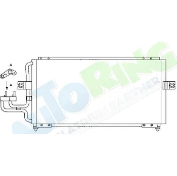 Výparník klimatizace Chladič klimatizace HYUNDAI Lantra (J1) 1990-1995 LP.0000.1460.41-146041 - DOPRAVA ZDARMA