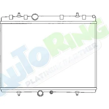 Chladič motoru Chladič vody CITROEN C4 (LA,LC) 08.08-2011 LP.0000.1617.22-183222 - DOPRAVA ZDARMA