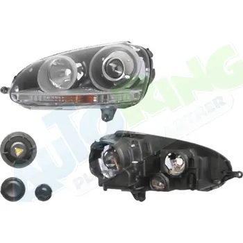 Přední světlomet Hlavní světlomet VOLKSWAGEN Jetta i Golf Combi (1K5,1KM) 08.05-08.10 LA.0000.8744.41-58751 - DOPRAVA ZDARMA