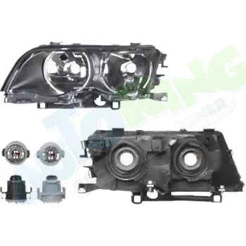 Přední světlomet Hlavní světlomet BMW 3 (E46) Sedan, Kombi 05.98-10.01 LA.0000.8431.92-52794 - DOPRAVA ZDARMA