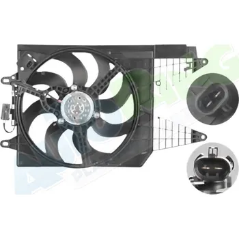 Ventilátor topení a klimatizace Ventilátor s krytem / úchytem - sahara FIAT 500 (312) od 2007 LP.0000.2518.84-251884 - DOPRAVA ZDARMA