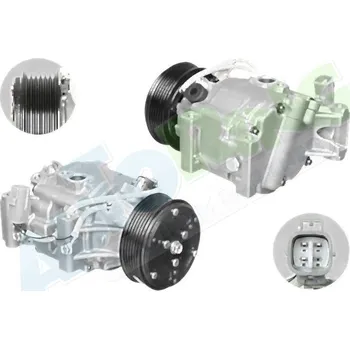 Kompresor klimatizace Kompresor klimatizace TOYOTA Corolla (E12) 2002-2004 LP.0000.2446.85-244685 - DOPRAVA ZDARMA