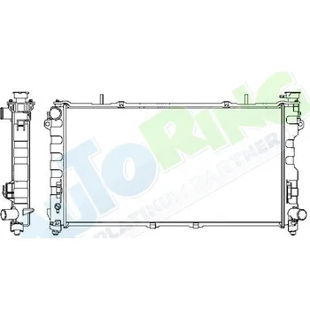 Chladič motoru Chladič vody CHRYSLER Voyager (RG,RS) 2000-2005 LP.0000.1630.76-163076 - DOPRAVA ZDARMA