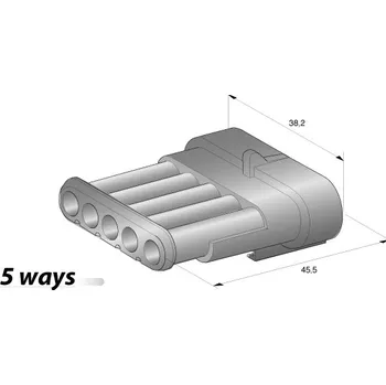 SUPERSEAL těleso K5 44.23690 (SRS1,5/M05 bez konektorů)