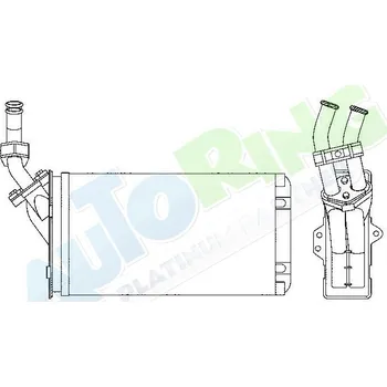 Výměník tepla Radiátor topení CITROEN AX (ZA) 1986-02.96 LP.0000.1992.98-199298 - DOPRAVA ZDARMA