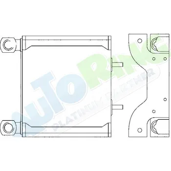 Chladič motoru Chladič oleje RENAULT 19 (53) 1988-1996 LP.0000.2203.54-220354 - DOPRAVA ZDARMA