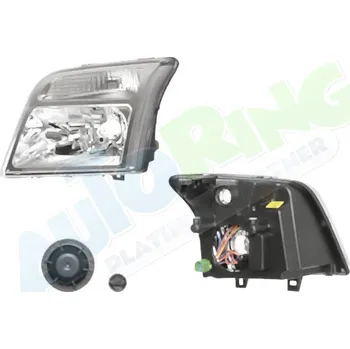 Přední světlomet Hlavní světlomet FORD Transit Connect 2003-08.06 LA.0000.8510.35-58595 - DOPRAVA ZDARMA