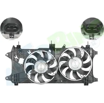 Ventilátor topení a klimatizace Ventilátor s krytem / úchytem - sahara FIAT Doblo (119,223) 2006-2010 LP.0000.2516.58-251658 - DOPRAVA ZDARMA