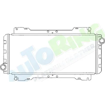 Chladič motoru Chladič vody FORD Escort i Orion 1980-08.85 LP.0000.1693.04-169304 - DOPRAVA ZDARMA