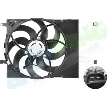 Ventilátor topení a klimatizace Ventilátor s krytem / úchytem - sahara FIAT Linea (323) 2007-2014 LP.0000.2535.38-253538 - DOPRAVA ZDARMA