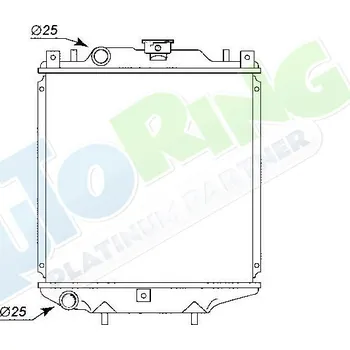 Chladič motoru Chladič vody SUZUKI Alto 1000 (EF) 08.94-05.02 LP.0000.1709.83-170983 - DOPRAVA ZDARMA