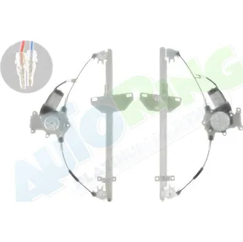 Stahovačka okna Mechanismus stahování oken elektrické NISSAN Primera (P12) 09.01-2008 LA.0000.8616.98-84778 - DOPRAVA ZDARMA