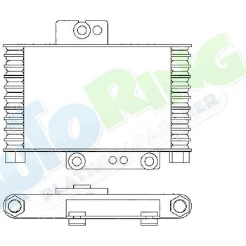 Chladič motoru Chladič oleje HYUNDAI Galoper (JK01) 1998-2004 LP.0000.2212.88-221288 - DOPRAVA ZDARMA