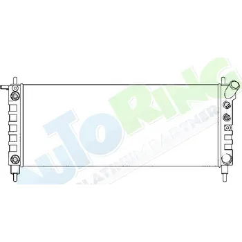Chladič motoru Chladič vody OPEL Corsa i Combo B 1993-09.01 LP.0000.1729.80-172980 - DOPRAVA ZDARMA