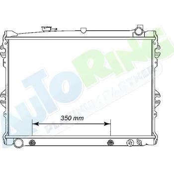 Chladič motoru Chladič vody MAZDA 929 (HC) 03.87-05.91 LP.0000.1752.89-185098 - DOPRAVA ZDARMA