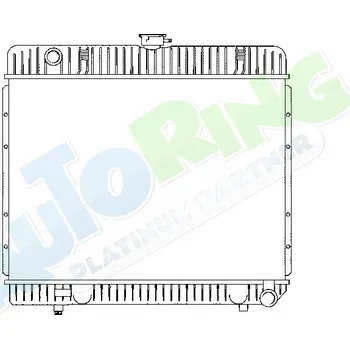Chladič motoru Chladič vody MERCEDES S Class (W126,C126) 1980-1991 LP.0000.1727.96-177482 - DOPRAVA ZDARMA
