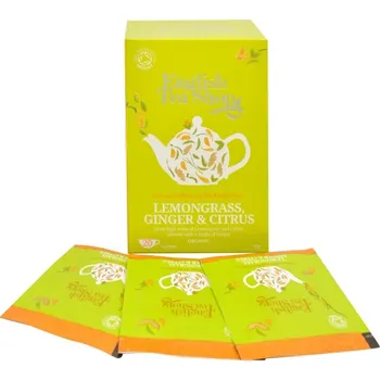 Horký nápoj English Tea Shop Čaj Citrónová tráva, zázvor & citrusy 20 sáčků