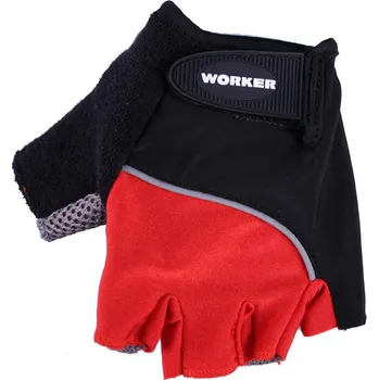 Cyklistické rukavice Worker S900 červená XL