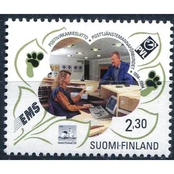 Poštovní známka Posti Finland (1994) MiNr. 1244 ** - Finsko - 100 let sjednocení poštovních zaměstnanců