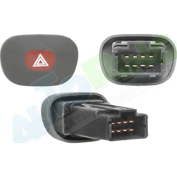 Spínač výstražných světel RENAULT Clio 2, Storia i Campus (B0,1,2) od 06.2001 LP.0000.0799.05-79905 - DOPRAVA ZDARMA