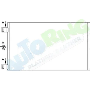 Výparník klimatizace Chladič klimatizace RENAULT Kangoo (W) 2008-04.13 LP.0000.1528.43-152843 - DOPRAVA ZDARMA
