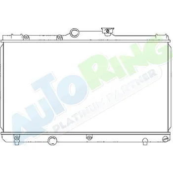 Chladič motoru Chladič vody TOYOTA Corolla (AE110) 03.97-2003 LP.0000.1665.42-189580 - DOPRAVA ZDARMA