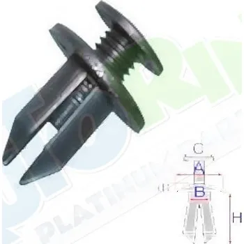 Auto-moto Úchytka HONDA Civic CRX (ED9,E88) 1987-04.92 LA.0000.8529.90-99976 - DOPRAVA ZDARMA